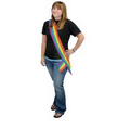 Rainbow Satin Sash